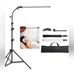 Professional LED Studio Fill Light Kit – Adjustable Soft Tube + Stand (5500K)